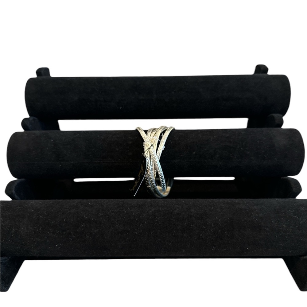 Silver Color Bracelets Stack